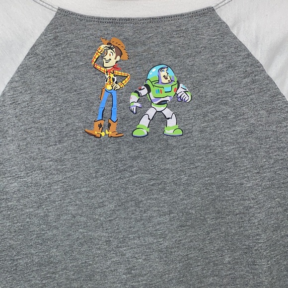 Disney Parks T-shirt Woody & Buzz " Played at Disneyland Resort" Raglan Shirt - Picture 3 of 6